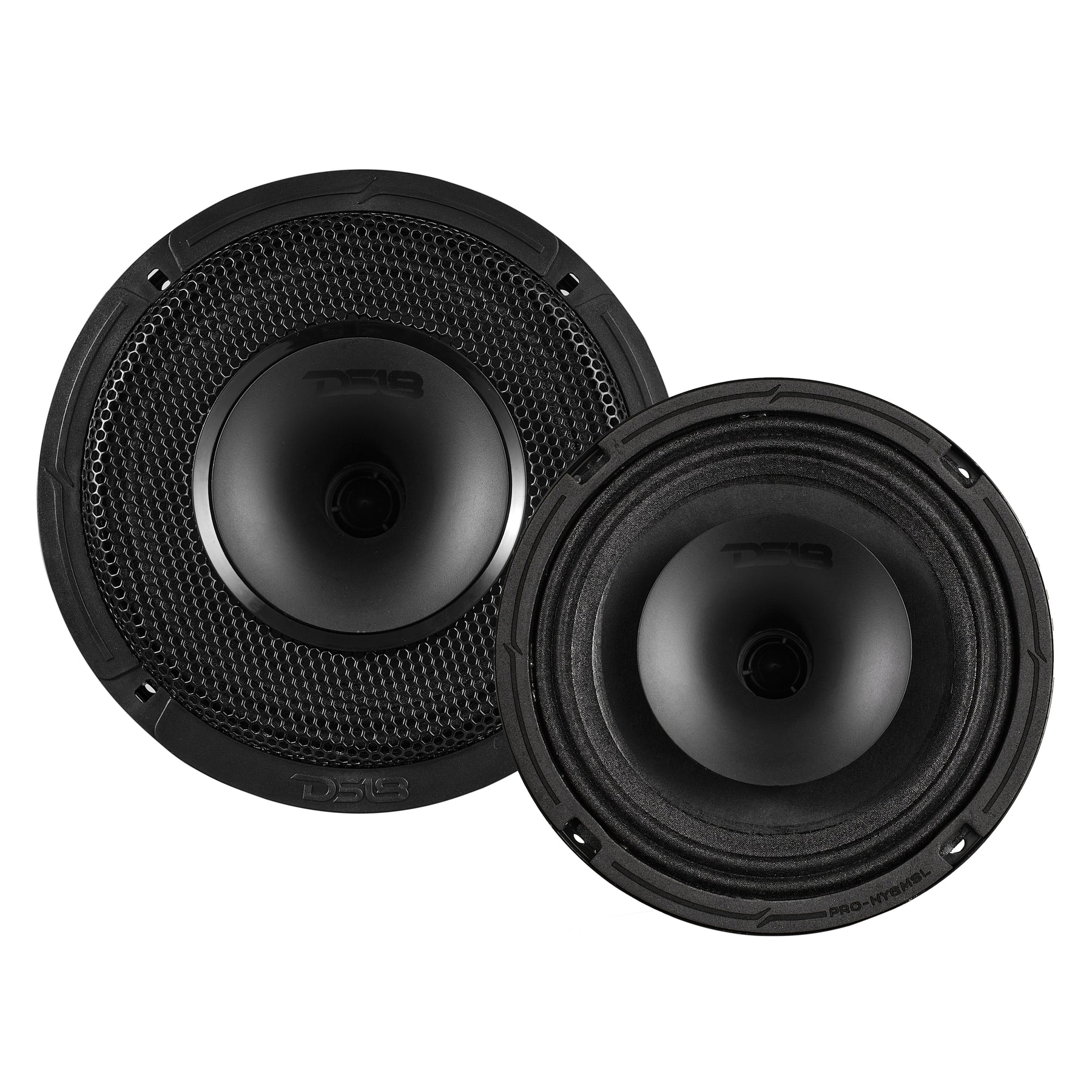 PRO 6.5" Shallow Coaxial Hybrid Mid-Range Loudspeaker with Built-in Driver 150 Watts Rms 8-Ohm