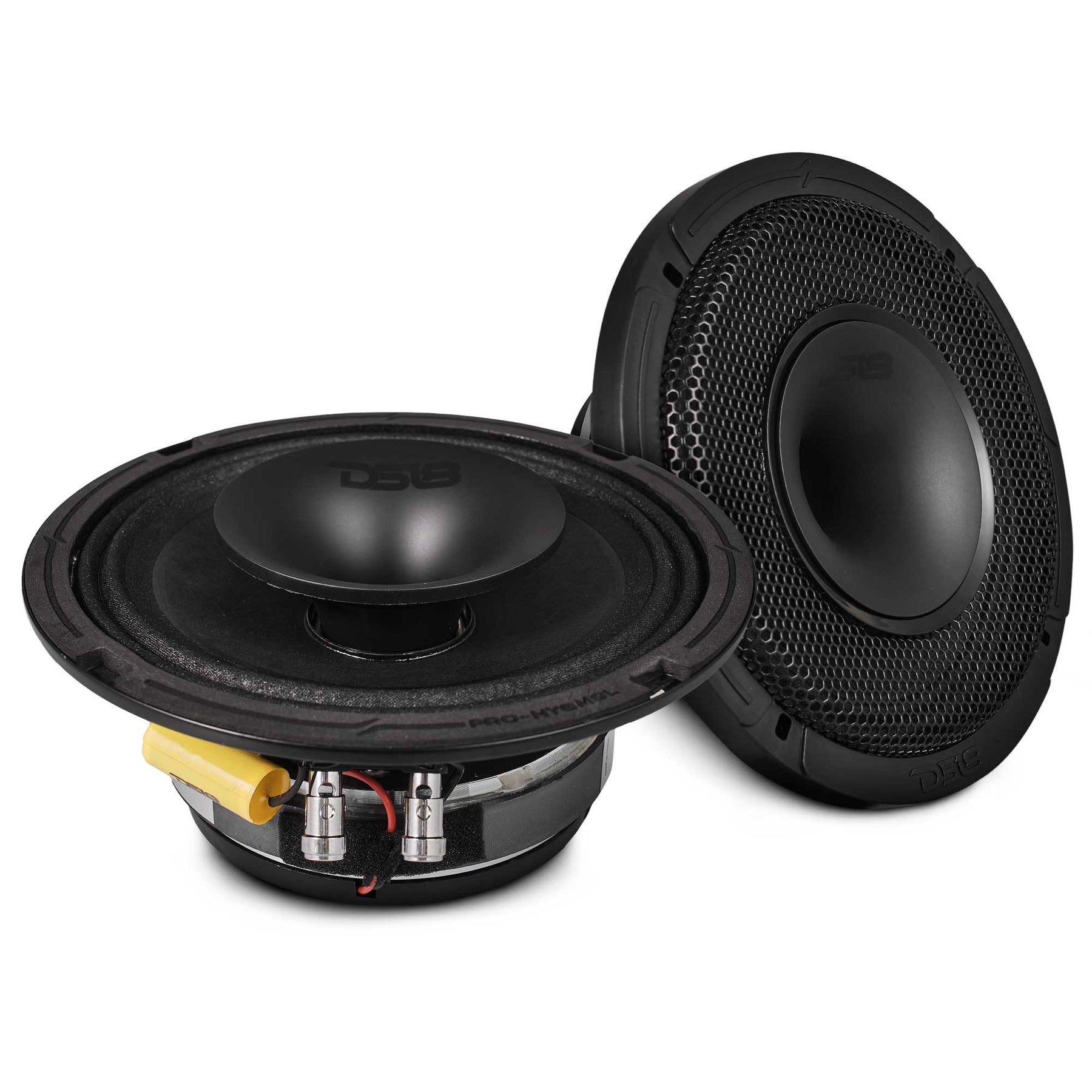 PRO 6.5" Shallow Coaxial Hybrid Mid-Range Loudspeaker with Built-in Driver 150 Watts Rms 8-Ohm