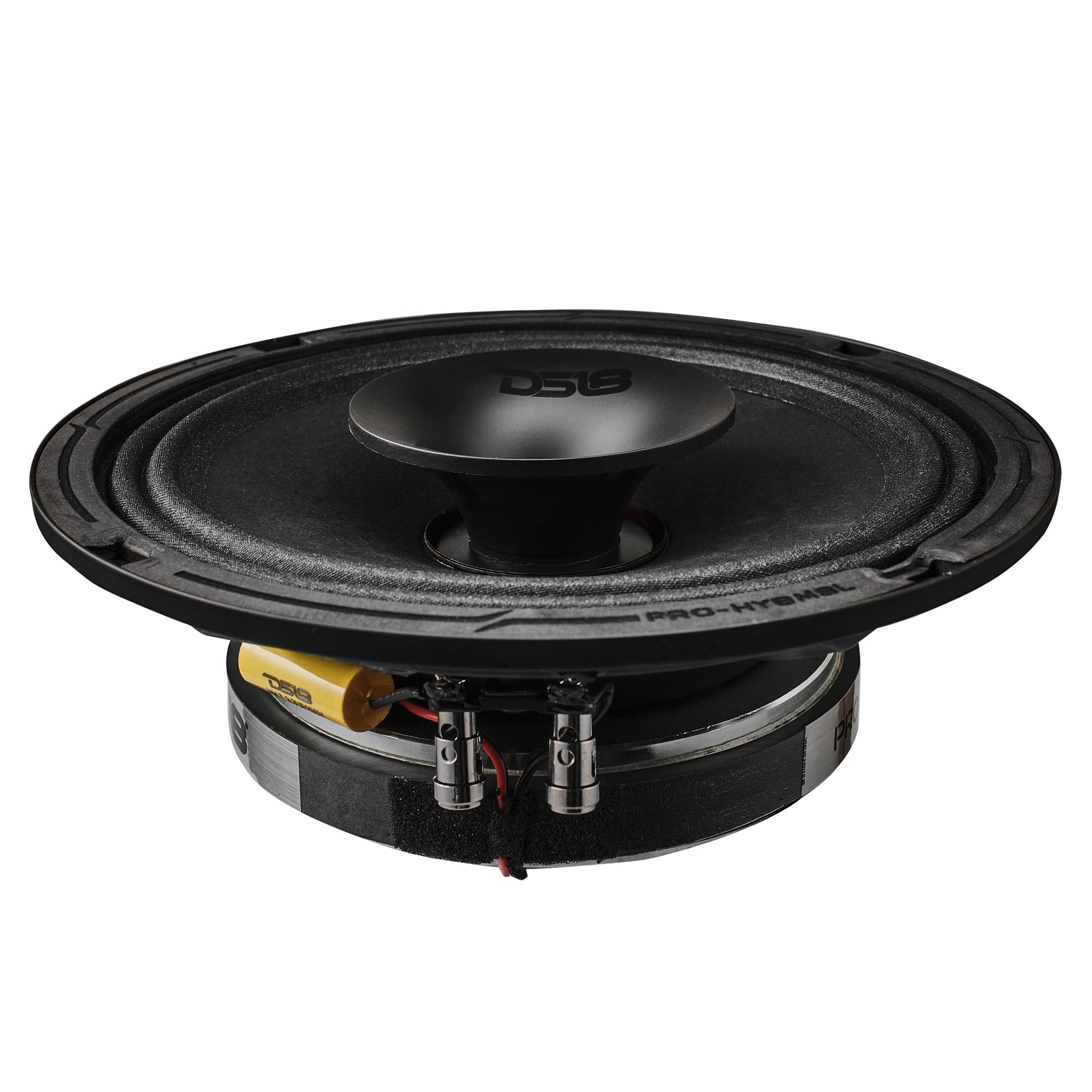 PRO 8" Shallow Coaxial Hybrid Mid-Range Loudspeaker with Built-in Driver 200 Watts Rms 8-Ohm