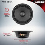 PRO 6.5" Shallow Neodymium Full-Range Loudspeaker 150 Watts Rms 4-Ohm