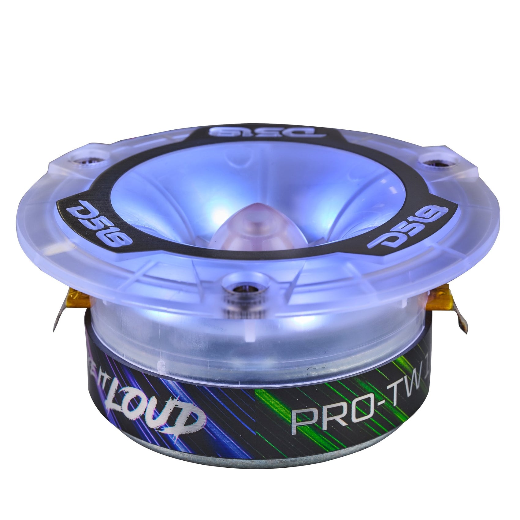 Led Tweeter Rings 3.8” Super Bullet Tweeter with 1” Aluminum Voice Coil & Digital LED Li