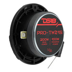 3.8" Shallow-Mount Super Bullet Compression Tweeter with 1" Aluminum Voice Coil | 100 Watts Rms 4-Ohm