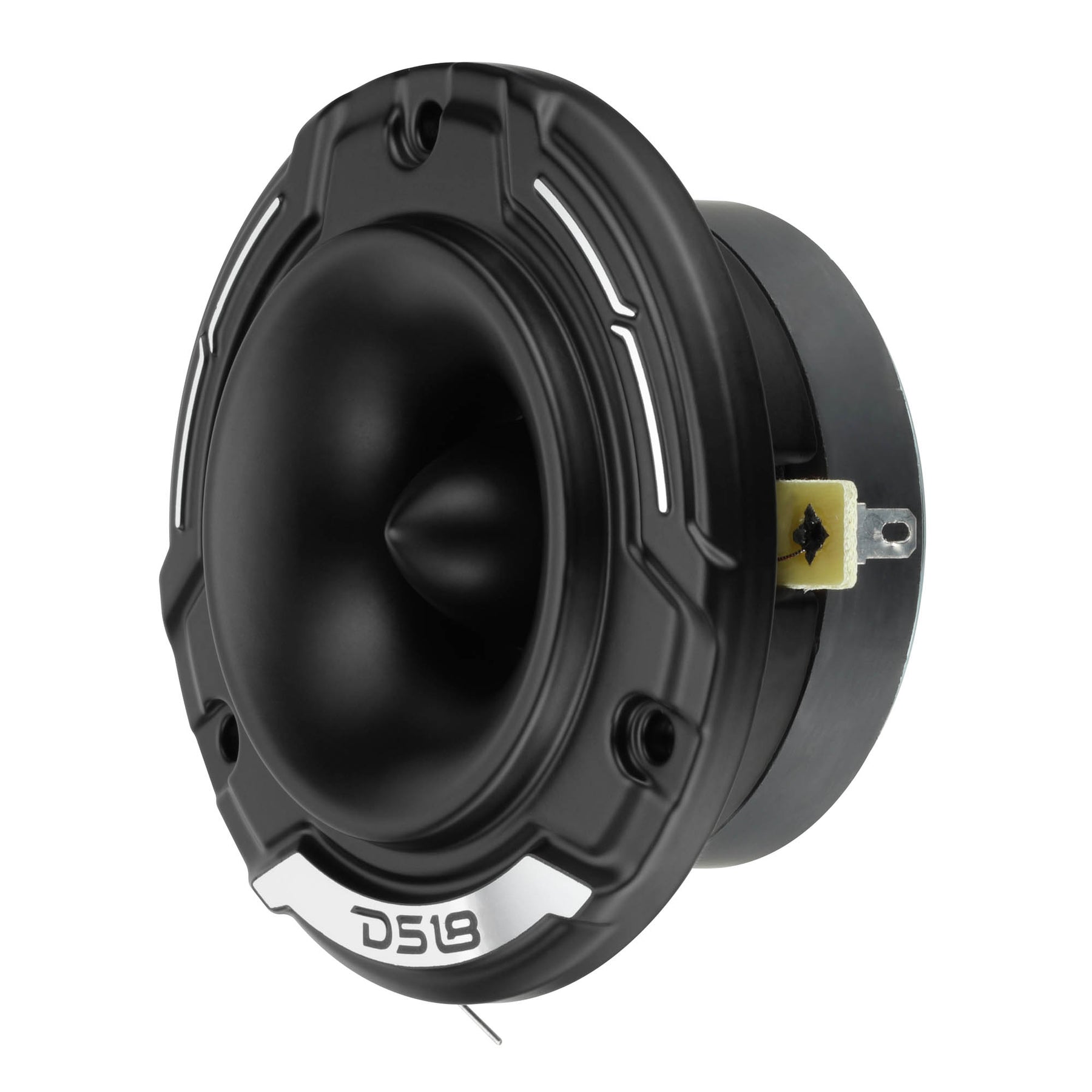 3.8" Shallow-Mount Super Bullet Compression Tweeter with 1" Aluminum Voice Coil | 100 Watts Rms 4-Ohm