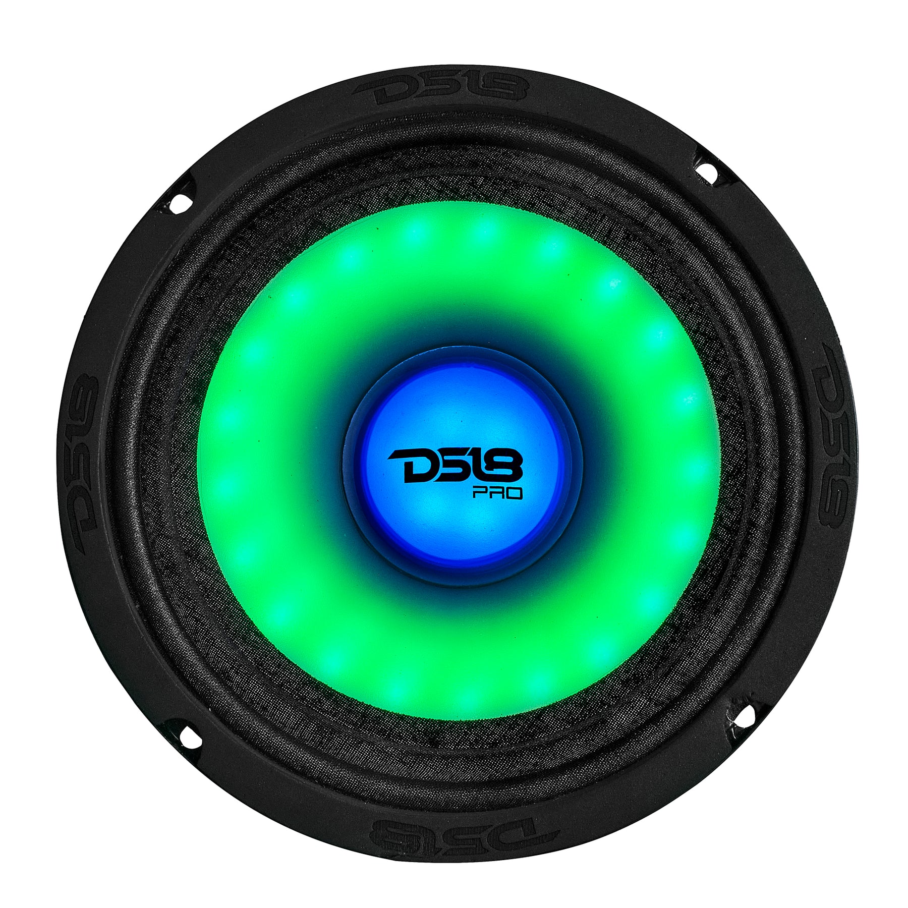 6.5" Mid-Range Loudspeaker with Dual RGB LED For Cone & Dustcap 250 Watts 4-Ohm