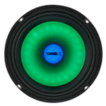 8" Mid-Range Loudspeaker with Dual RGB LED For Cone & Dustcap 275 Watts 4-Ohm