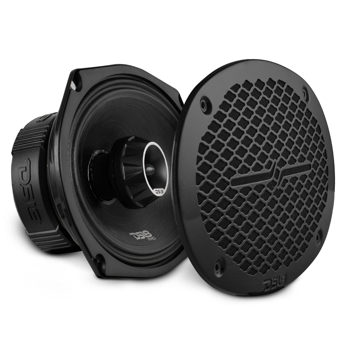 PRO-ZT 6x9" Coaxial Mid-Range Loudspeaker with Water-Resistant Cone Built-in Bullet Tweeter and Grill | 275W RMS 4-Ohm