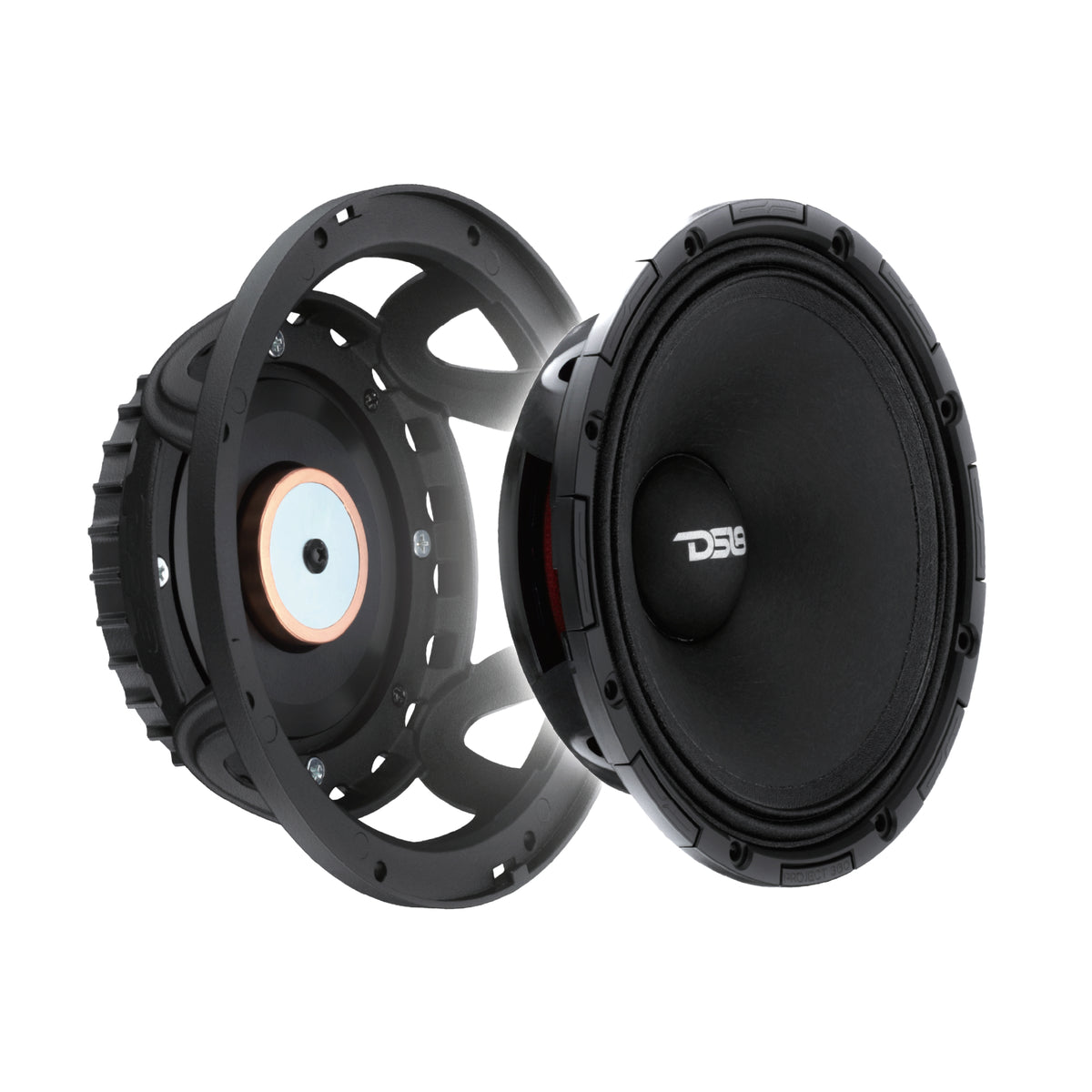 PROJECT360 6.5” High-Sensitivity Mid-High Loudspeaker With Neodymium Magnet - 350W RMS 4-Ohm - Rotating Recone Design For Quick Repair