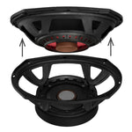 Altavoz de medios/agudos de alta sensibilidad PROJECT360 de 6x9” - 300 W RMS 4 ohmios - Diseño de recono giratorio para una reparación rápida