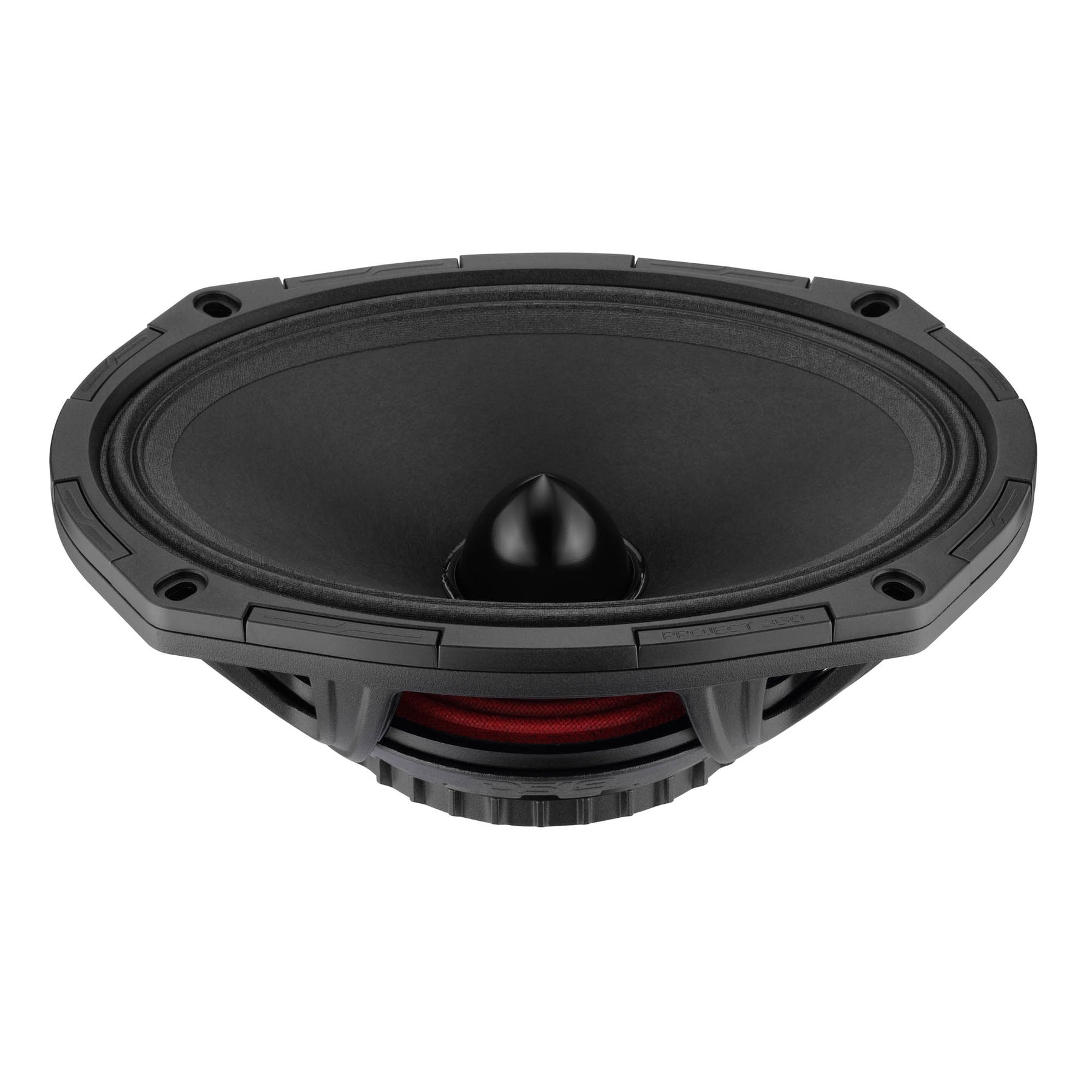 PROJECT360 6x9” High-Sensitivity Mid-High Loudspeaker With Neodymium Magnet and Bullet - 350W RMS 8-Ohm - Rotating Recone Design For Quick Repair