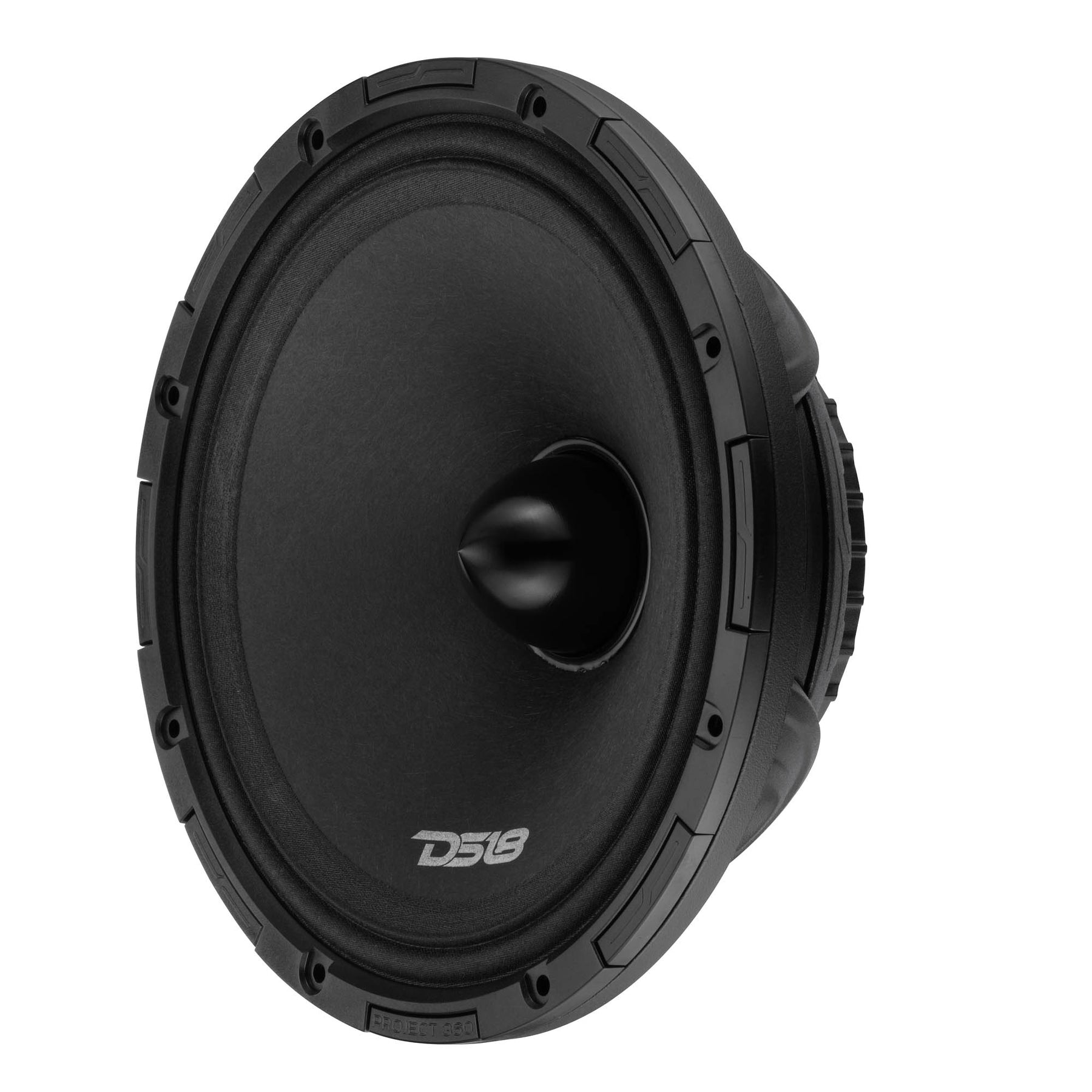 PROJECT360 8” High-Sensitivity Mid-High Loudspeaker With Neodymium Magnet and Bullet - 350W RMS 8-Ohm - Rotating Recone Design For Quick Repair