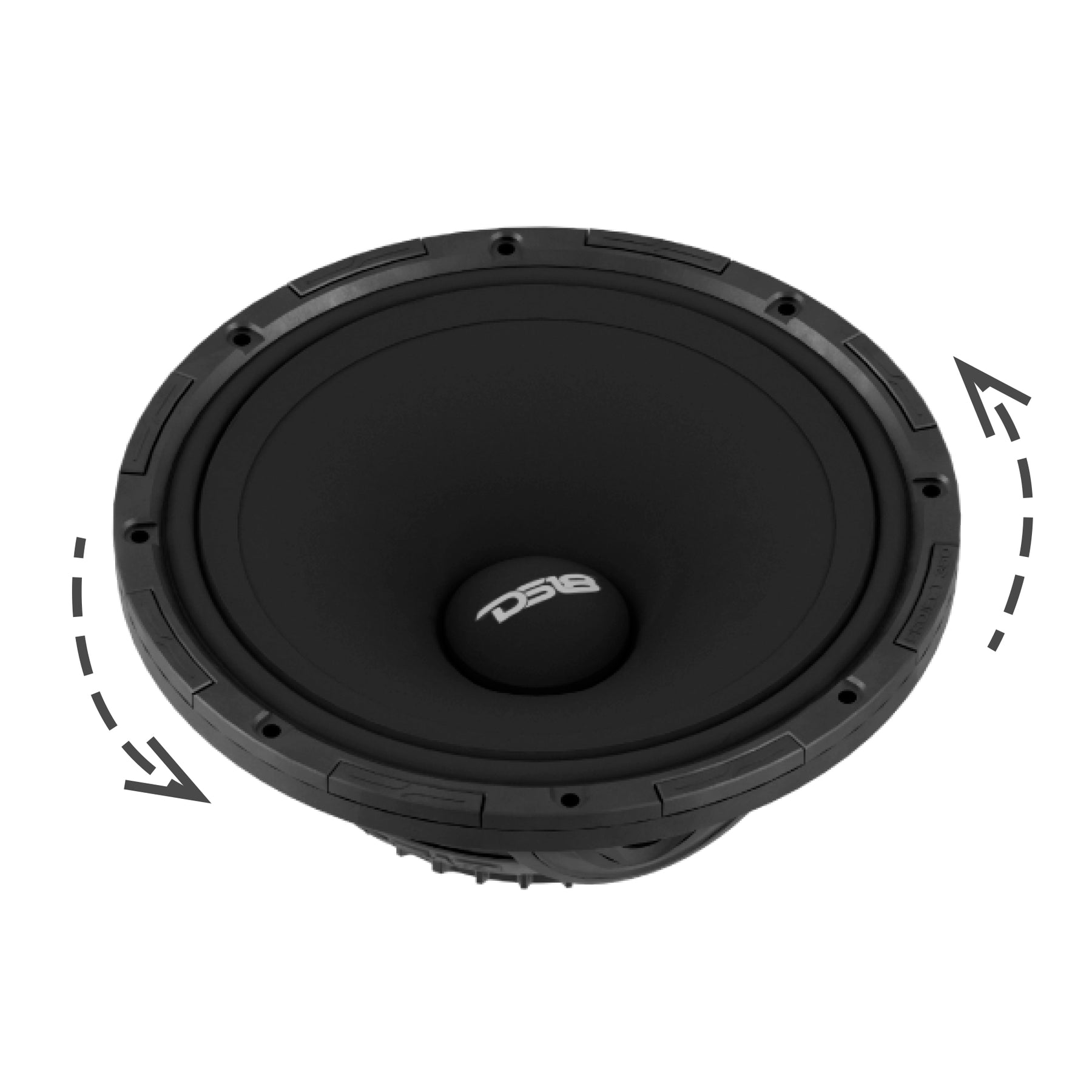 PROJECT360 8” High-Sensitivity Mid-High Loudspeaker With Neodymium Magnet - 350W RMS 4-Ohm - Rotating Recone Design For Quick Repair