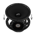 PROJECT360 8” High-Sensitivity Mid-High Loudspeaker With Neodymium Magnet - 350W RMS 4-Ohm - Rotating Recone Design For Quick Repair