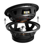 Altavoz de medios/agudos de alta sensibilidad PROJECT360 de 8" - 300W RMS 4-Ohm - Diseño de reconexión giratoria para reparación rápida