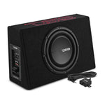 10” Amplified Shallow Subwoofer Enclosure for Pickup Trucks