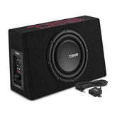 10” Amplified Shallow Subwoofer Enclosure for Pickup Trucks