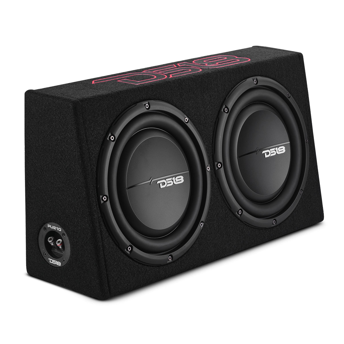 DS18 Loaded 10” Subwoofer + Passive Radiator Enclosure for Pickup