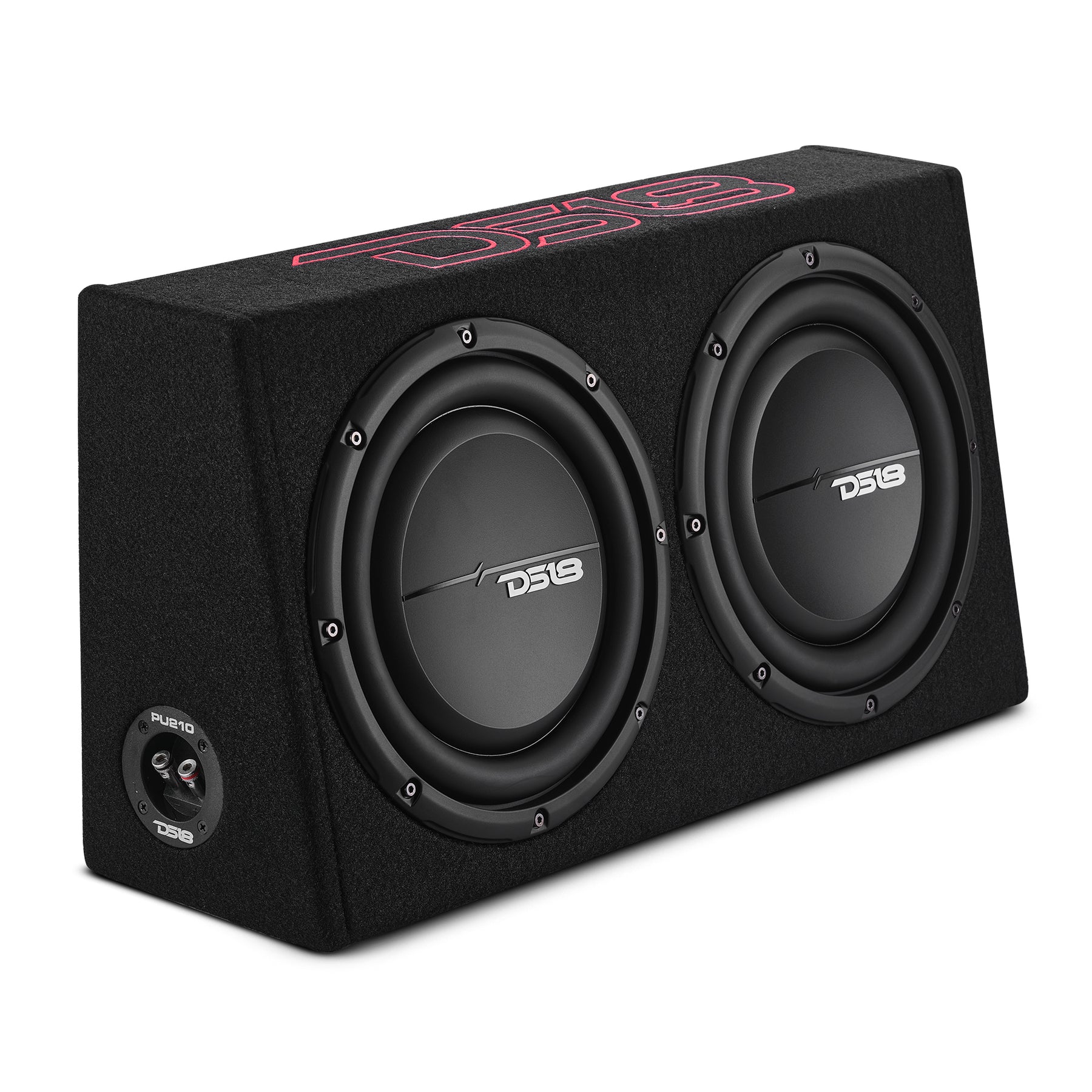 Loaded 10” Subwoofer + Passive Radiator Enclosure for Pickup Trucks