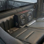 Loaded 10” Subwoofer + Passive Radiator Enclosure for Pickup Trucks