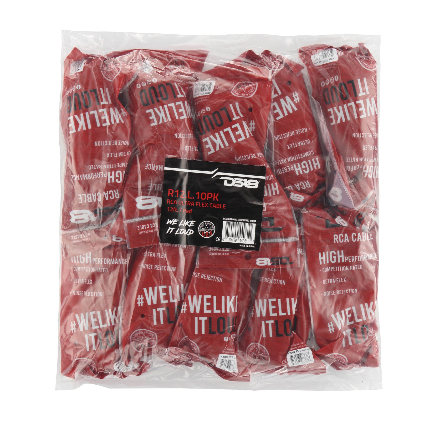 RCA 12 Feet with "L" Tips 10 Pack