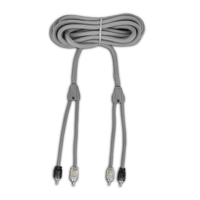 Cable RCA de nivel 2, 100% cobre OFC, 16 pies - PLATEADO