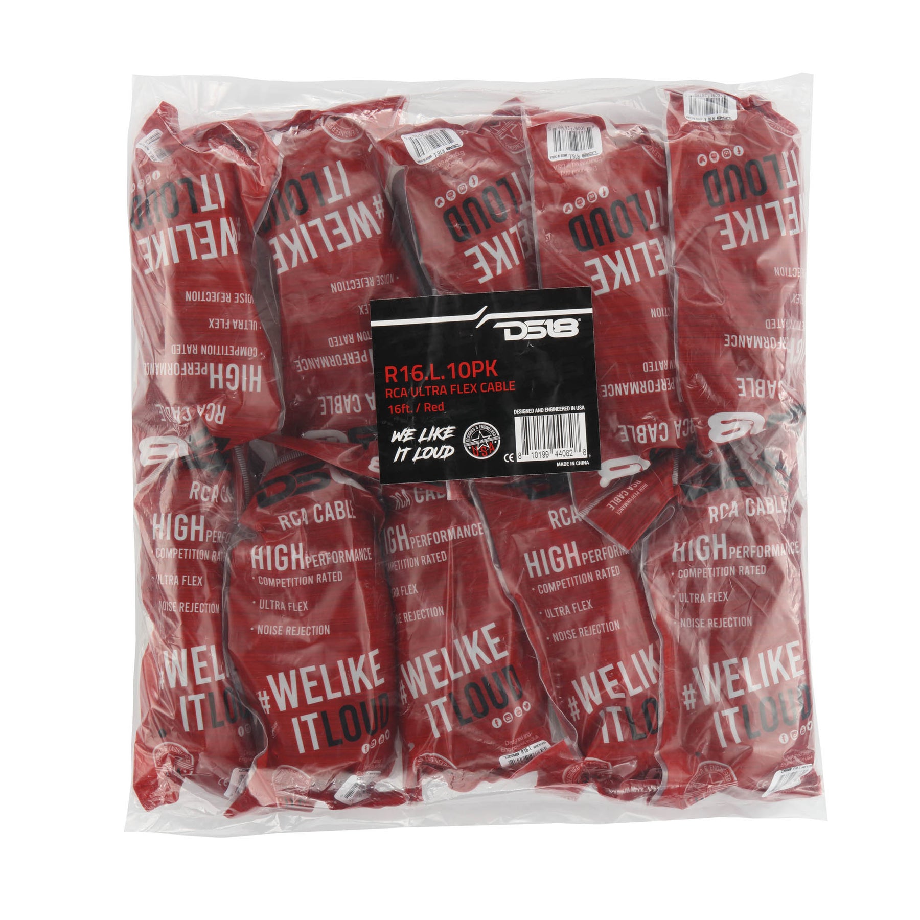 RCA 16 Feet with "L" Tips 10 Pack