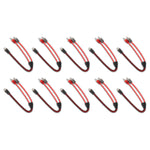 Level 2 RCA 100% Copper OFC Y Connector 1 FEMALE to 2 MALE - 10 Pack