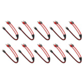 Level 2 RCA 100% Copper OFC Y Connector 1 FEMALE to 2 MALE - 10 Pack