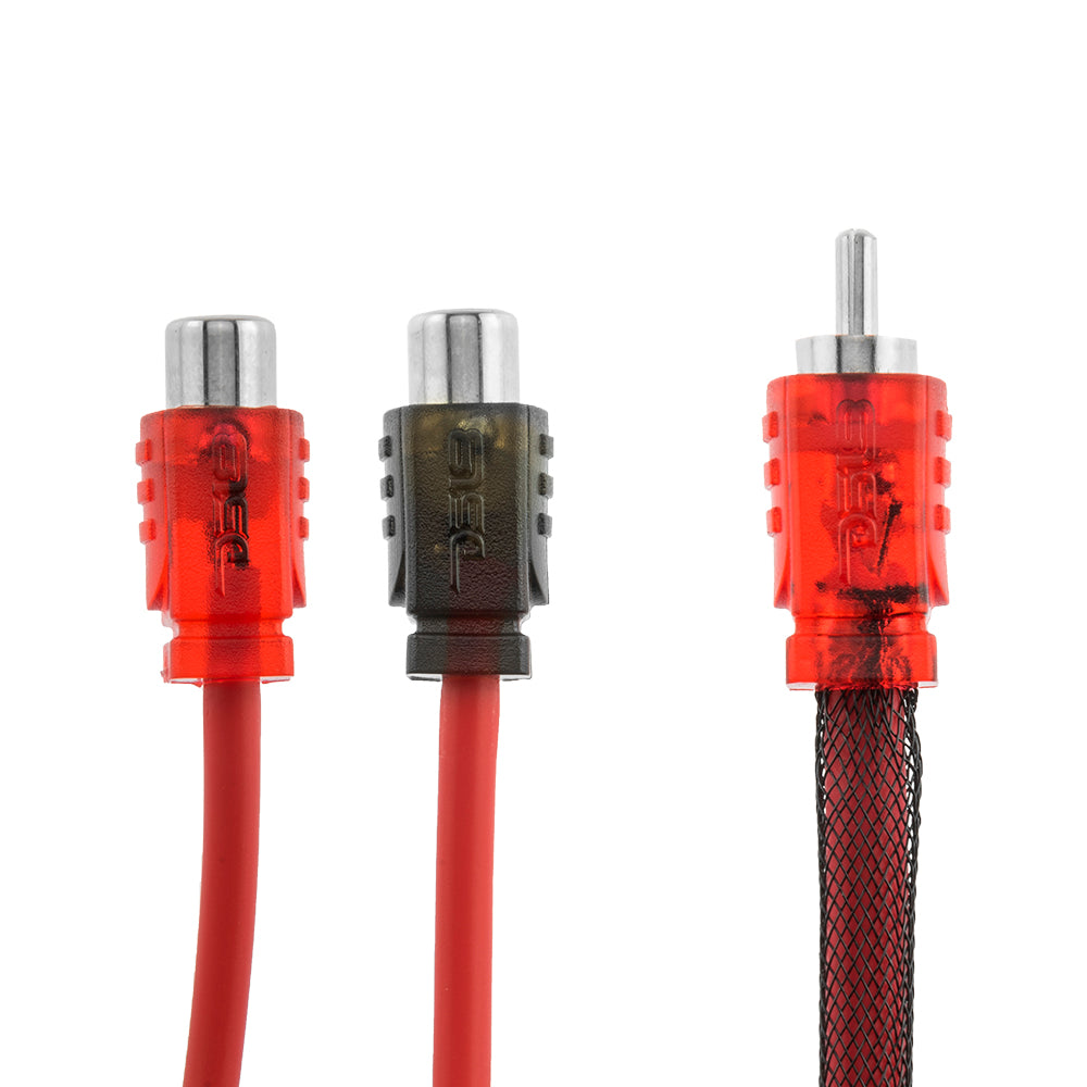Level 2 RCA 100% OFC Y Connector – 1 Male / 2 Female (10-Pack)
