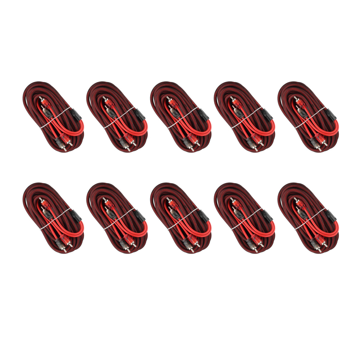 RCA Nivel 2 Cobre 100% OFC 12 pies - Paquete de 10 unidades