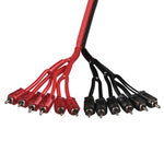 Level 2 OFC RCA Male Splitter Cable 2-to-12