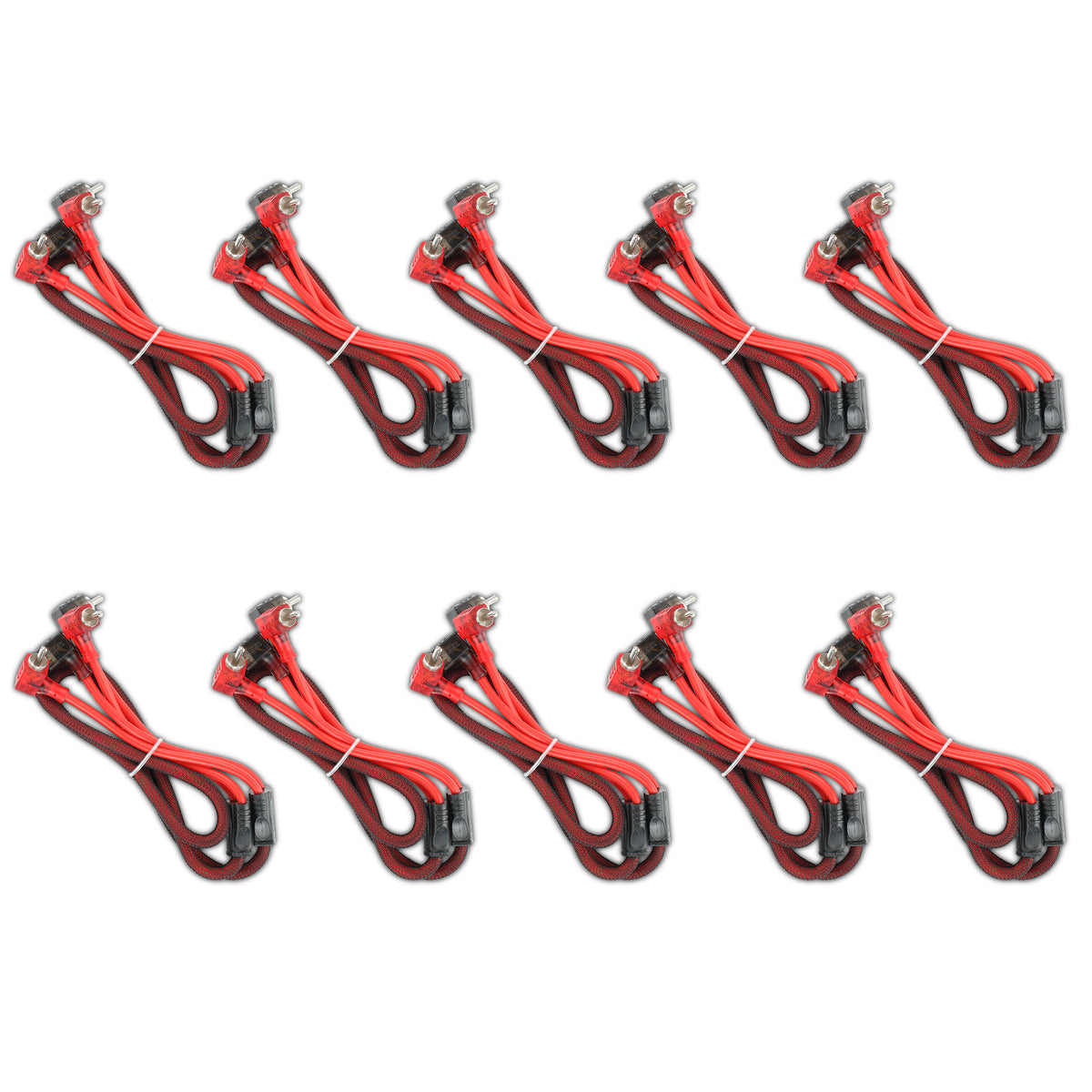 RCA 3 Feet with "L" Tips 10 Pack