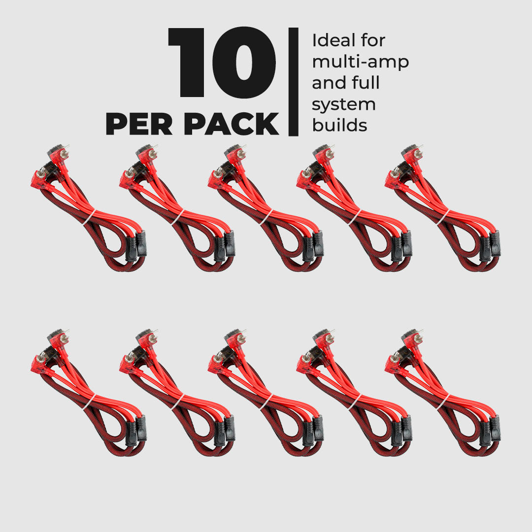 RCA 3 Feet with "L" Tips 10 Pack