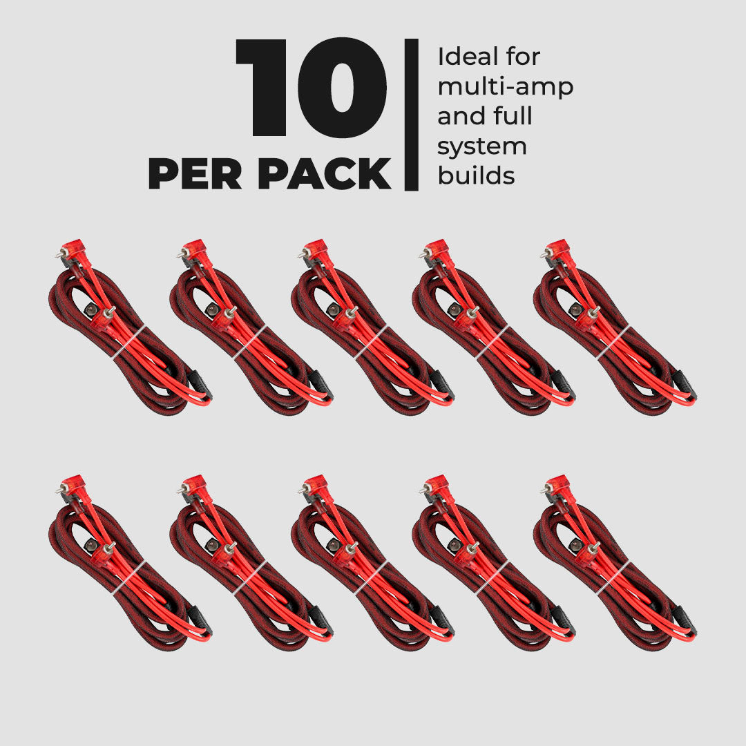 RCA 6 Feet with "L" Tips 10 Pack