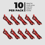 RCA 6 Feet with "L" Tips 10 Pack