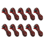 12FT Ultra Flex 100% OFC RCA Cable Wire – 10-Pack