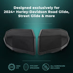 Kit de conversión de tapa de altavoz para alforjas Harley-Davidson para modelos 2024+