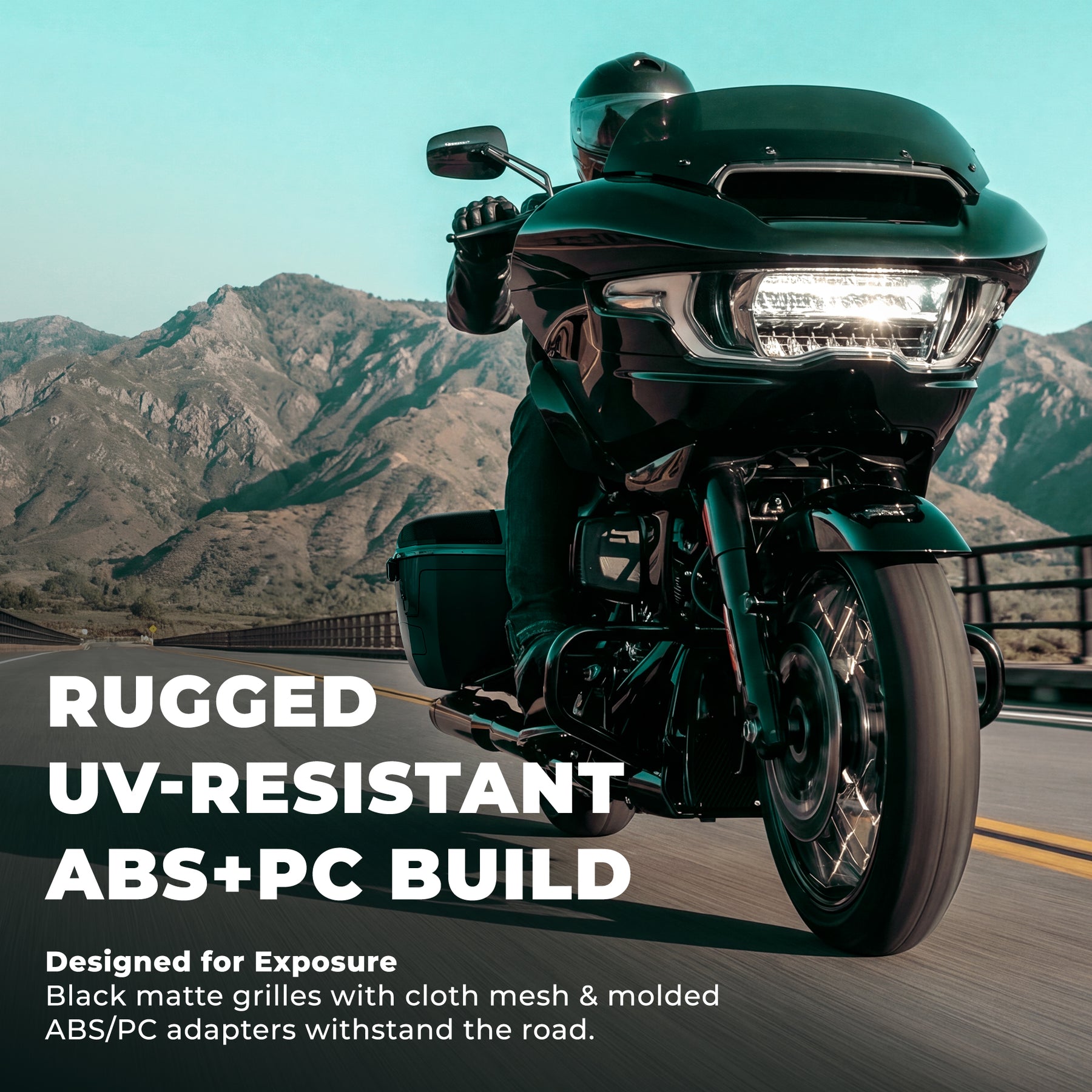 Kit de conversión de tapa de altavoz para alforjas Harley-Davidson para modelos 2024+