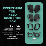 Kit de conversión de tapa de altavoz para alforjas Harley-Davidson para modelos 2024+