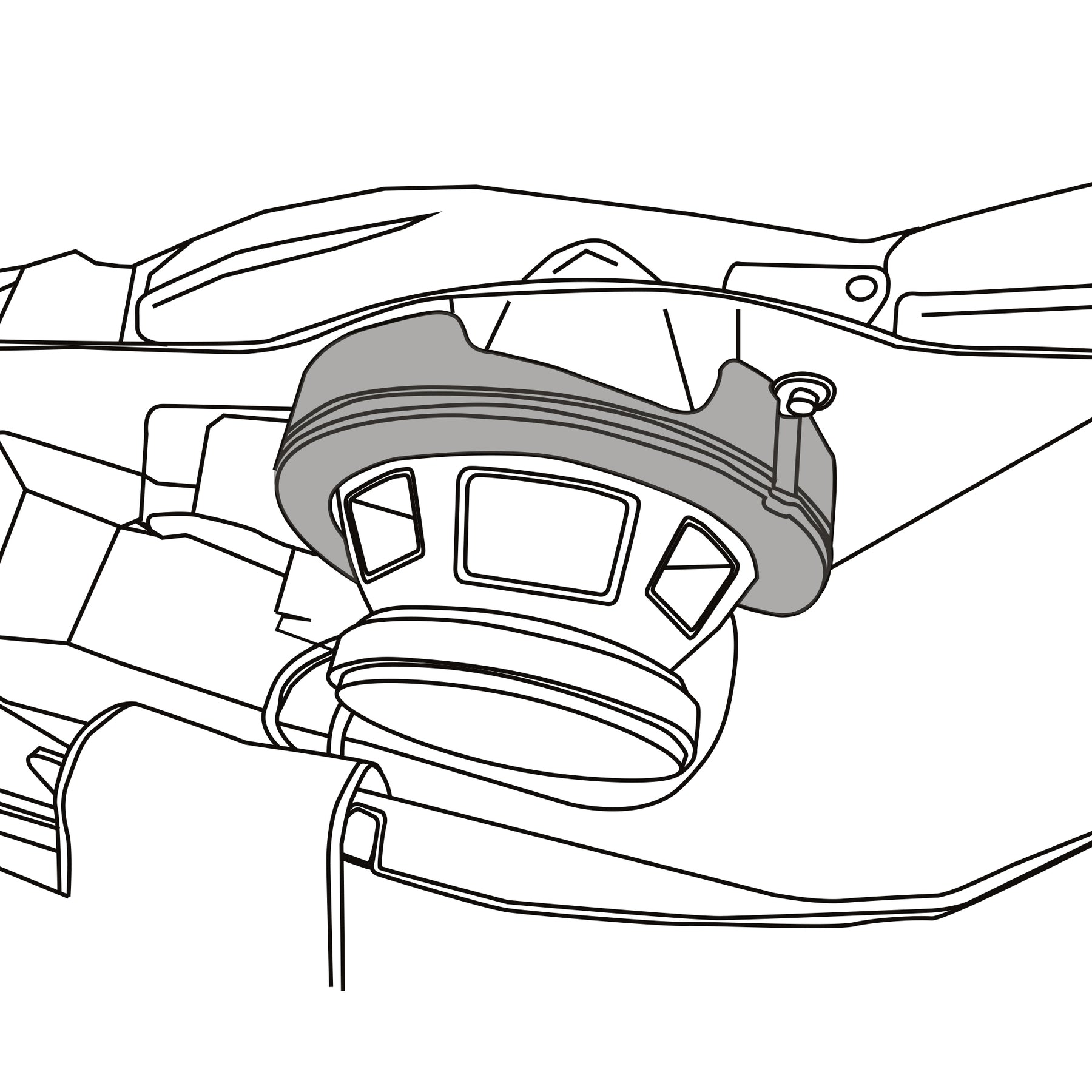 Harley-Davidson 8" Saddlebag Speaker Adapter Kit for models 2014–2023