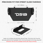 Harley-Davidson Street Glide Amplifier Rack for models 2014–2023