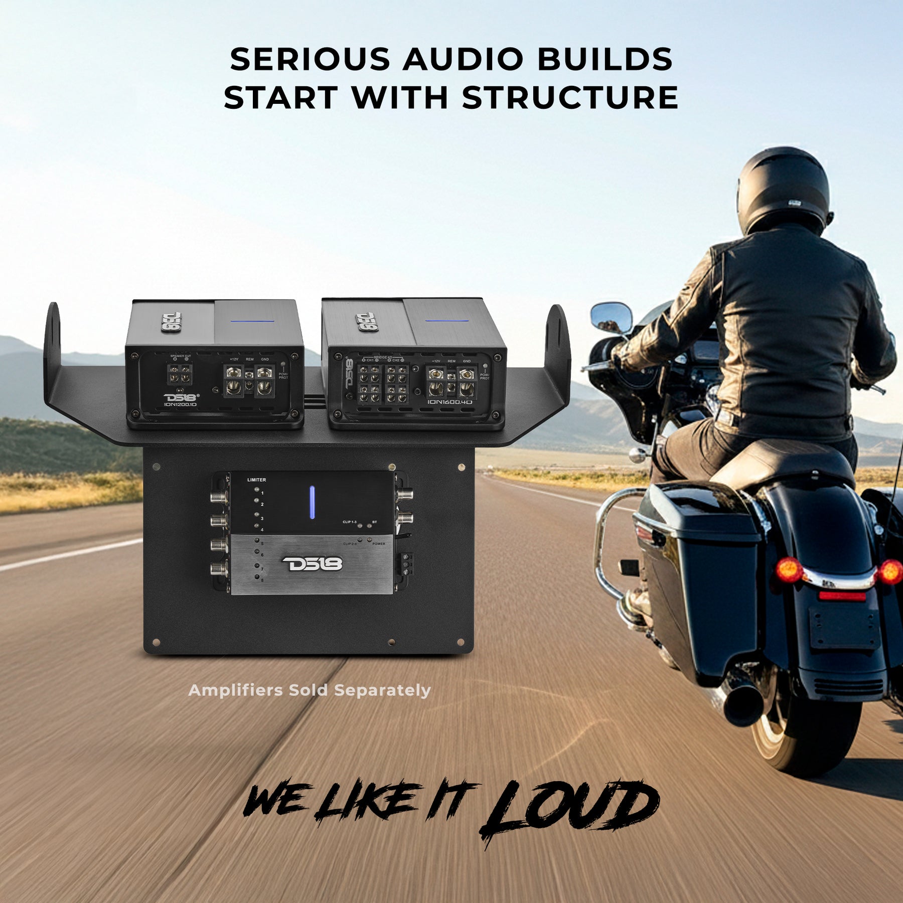 Harley-Davidson Street Glide Amplifier Rack for models 2014–2023