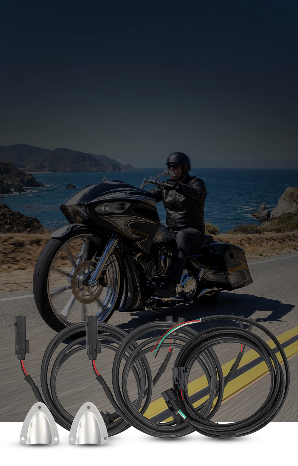 DS18 Saddlebag Speaker Harness Kit for Harley-Davidson Touring DS18 Saddlebag Speaker Harness Kit for Harley-Davidson Touring