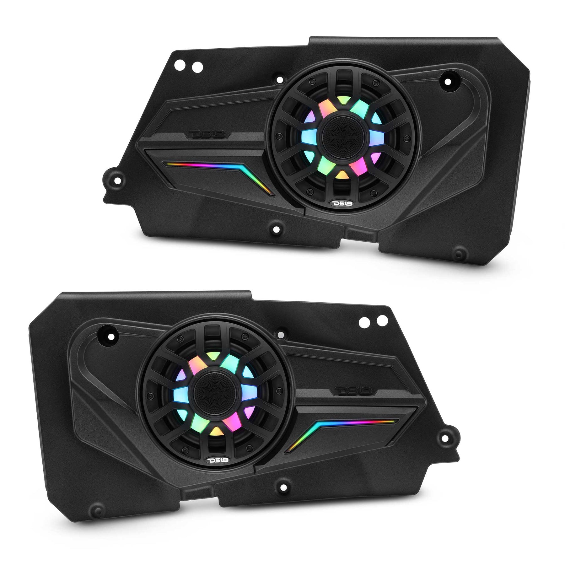 Polaris RZR-XP 2014-2023 Rear Door Panels Loaded with NXL-iQ 6.5" Coaxial Speakers with Digital LED Lighting