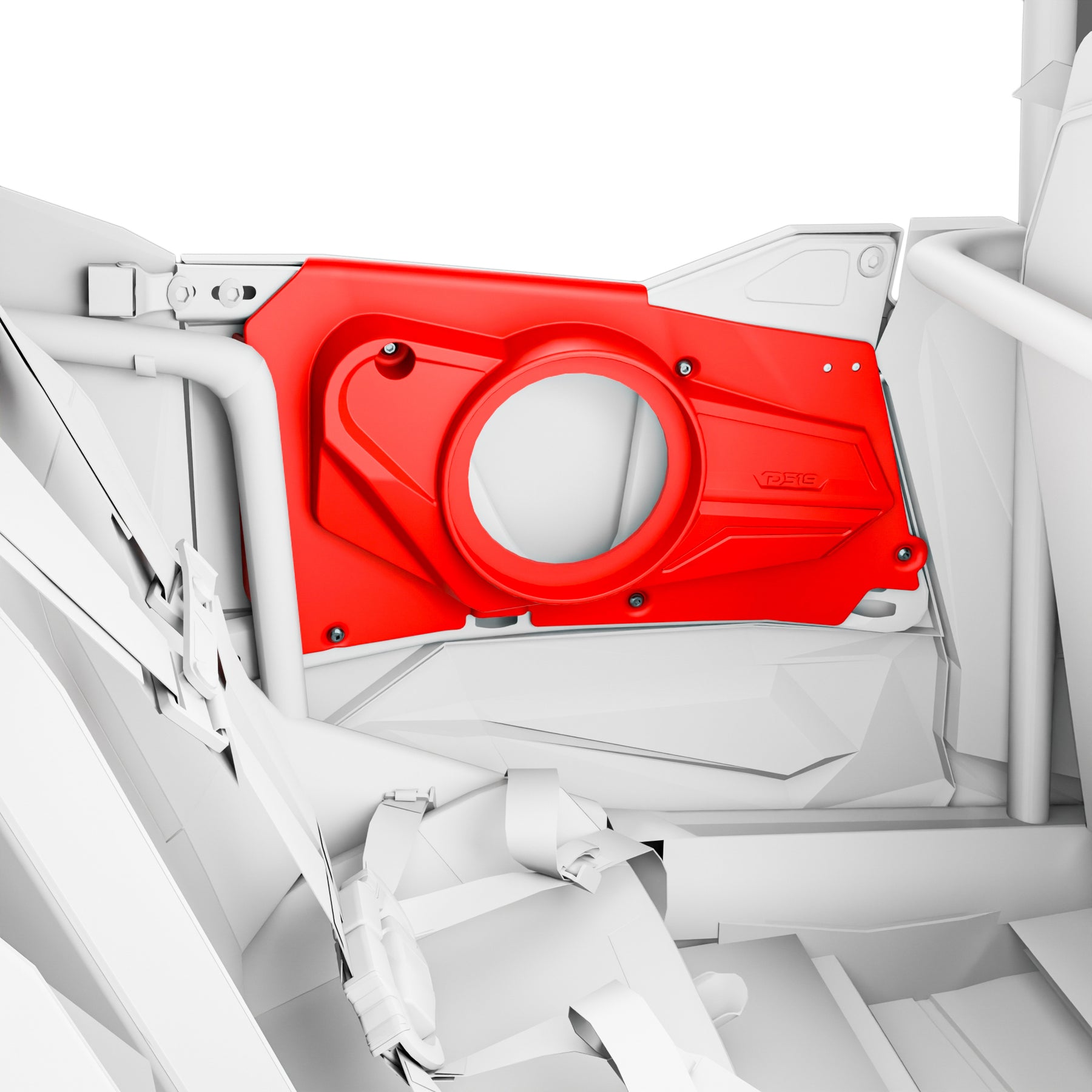 Polaris RZR-XP 2014-2023 Rear Door Panels for 6.5" Speakers with Digital LED Lighting