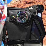 Polaris RZR Rear Door Panels Loaded with NXL-IQ/BK 8" Coaxial Speakers