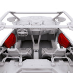 Polaris RZR Front Door Panels Loaded with NXL-IQ/BK 8" Coaxial Speakers