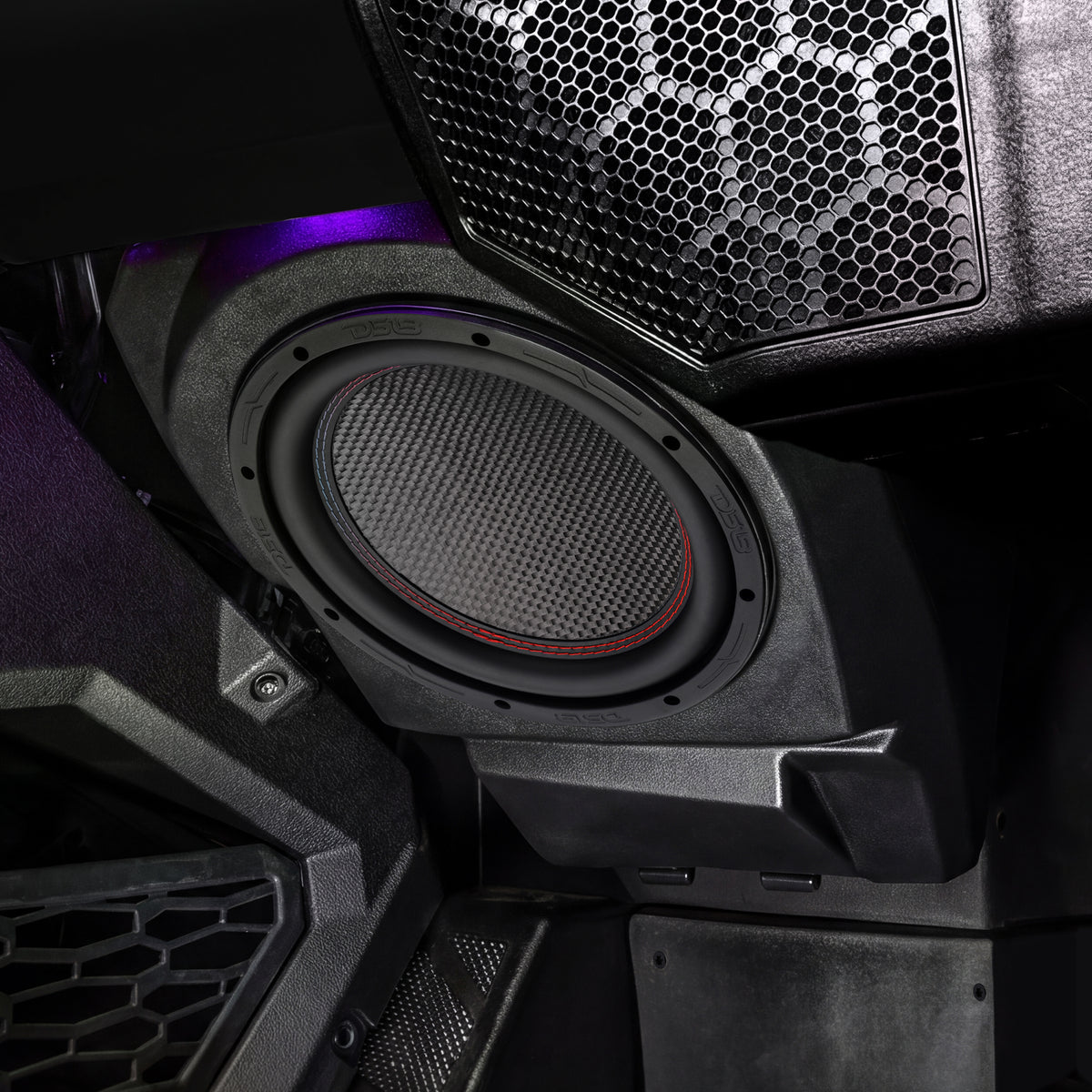 Polaris RZR Pro (2020–2024) Under-Dash 10” Subwoofer Enclosure – Loaded GEN-X10.4DCF | 600W RMS, Dual 4 Ohm | IP65 Water-Resistant