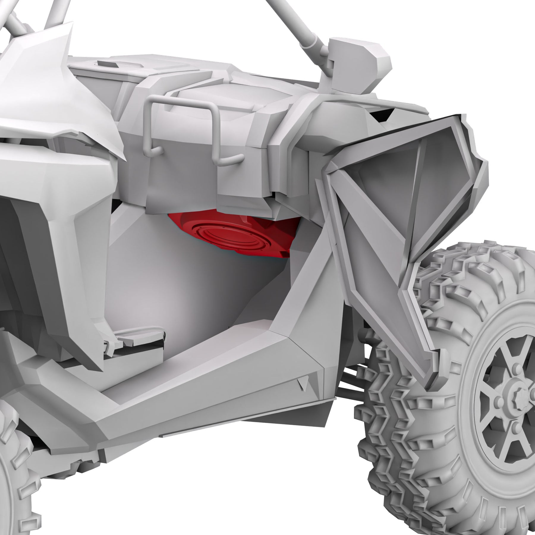 Polaris RZR Pro (2020–2024) Under-Dash 10” Subwoofer Enclosure – Loaded GEN-X10.4DCF | 600W RMS, Dual 4 Ohm | IP65 Water-Resistant