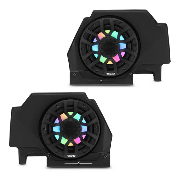 DS18 Polaris RZR-PRO 2020-2024 Rear Speaker Pods Loaded with NXL