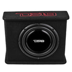 10" Loaded Amplified Shallow Subwoofer Enclosure 350 Watts Rms